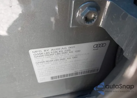 2021 Audi Q3 Premium 45 Tfsi S Line Quattro Tiptronic from USA, damaged, VIN WA1DECF30M1124463